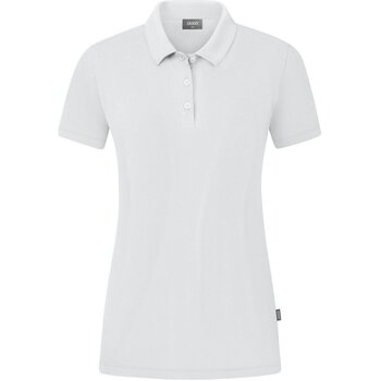 Kleidung Damen T-Shirts & Poloshirts Jako Sport Polo Organic Stretch C6321D/000 Weiss