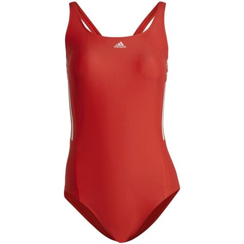 Kleidung Damen Badeanzug /Badeshorts adidas Originals Sport Bekleidung 3S MID SUIT HR7591 000 Rot