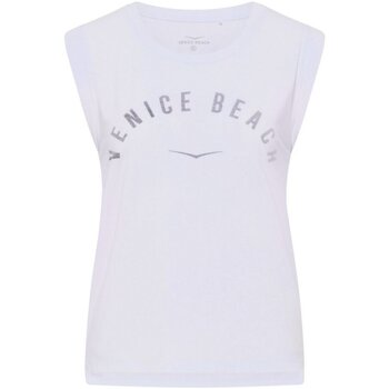 Kleidung Damen T-Shirts Venice Beach Sport VB_Chayanne DCTL 01 T-Shirt 16372 100-100 Weiss
