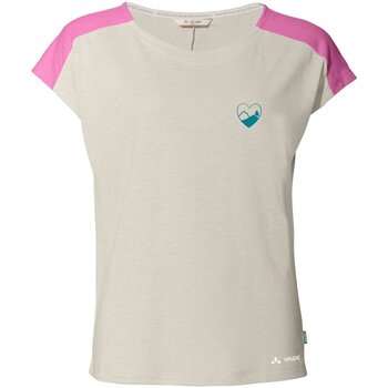 Kleidung Damen Tops Vaude Sport Wo Neyland T-Shirt 42613/393 Weiss