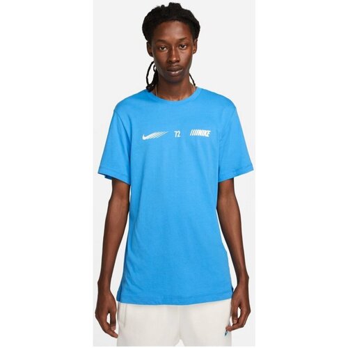 Kleidung Herren T-Shirts Nike Sport Sportswear Standard Tee FN4898-435 Blau