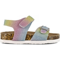 Schuhe Mädchen Sandalen / Sandaletten Colors of California Bio sandal microglitter Multicolor