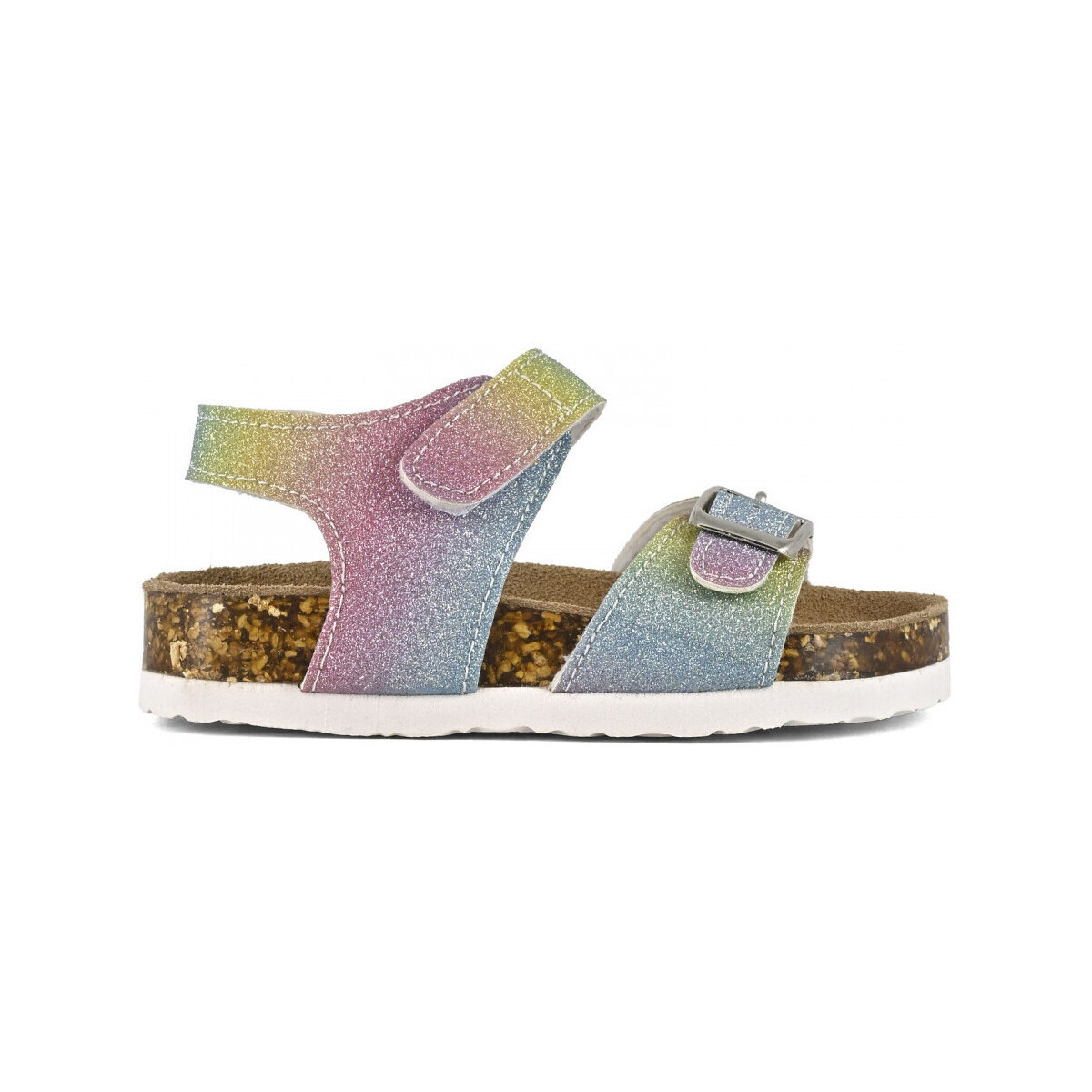 Schuhe Kinder Sandalen / Sandaletten Colors of California Bio sandal microglitter Multicolor