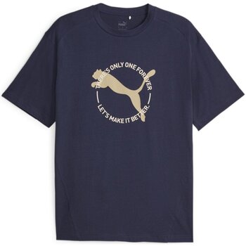 Kleidung Herren T-Shirts Puma Sport BETTER SPORTSWEAR Tee 676062/006 Blau
