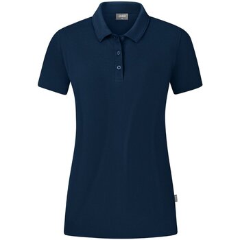 Kleidung Damen T-Shirts & Poloshirts Jako Sport Polo Organic Stretch C6321D 900 Blau