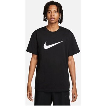 Kleidung Herren T-Shirts Nike Sport Sportswear Logo Tee FN0248-010 Schwarz