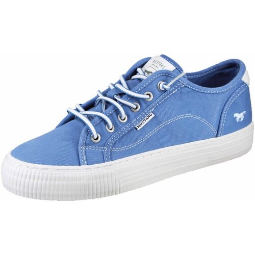 Schuhe Damen Derby-Schuhe & Richelieu Mustang Schnuerschuhe 1420304-8 Blau