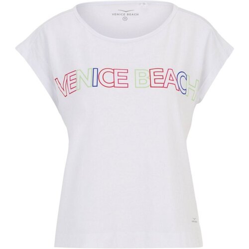 Kleidung Damen Tops Venice Beach Sport VB_Arleth 4004 01 T-Shirt 100109/100 Weiss
