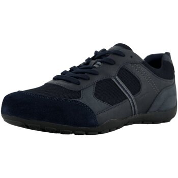 Schuhe Herren Derby-Schuhe & Richelieu Geox Schnuerschuhe U RAVEX A - NBK SYNT.LEA MESH U453FA-0EK14/C4002 Blau