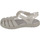 Schuhe Kinder Sportliche Sandalen Crocs Isabella Silbern