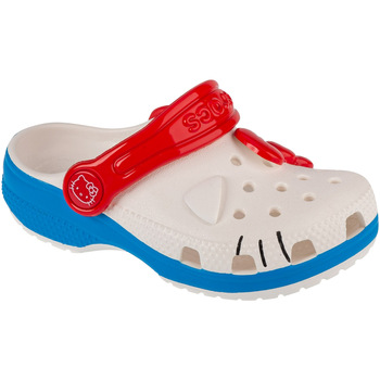 Schuhe Kinder Hausschuhe Crocs Classic Hello Kitty Iam Clog T Weiss
