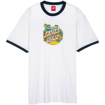 Santa Cruz  T-Shirts & Poloshirts Aloha dot front ringer