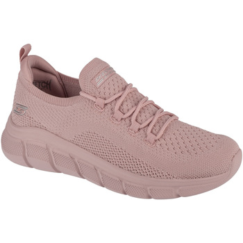 Schuhe Damen Sneaker Low Skechers Bobs Sport B Flex-Color Connect Rosa