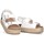 Schuhe Damen Sandalen / Sandaletten Luna Collection 74421 Weiss