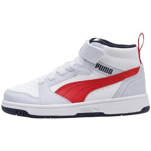 Schuhe Jungen Sneaker Low Puma REBOUND V6 MID PS Grau