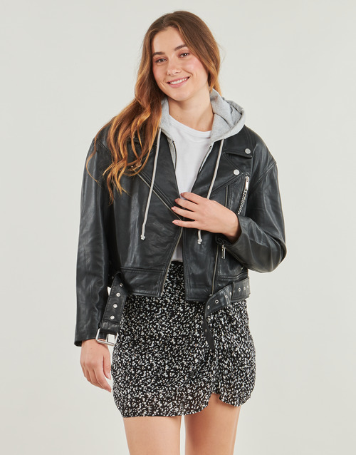 Ikks PERF CUIR CAP Schwarz