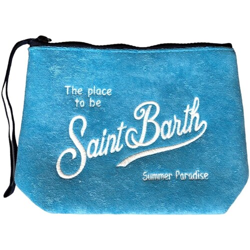 Taschen Damen Geldtasche / Handtasche Mc2 Saint Barth ALINE SPONGE Blau