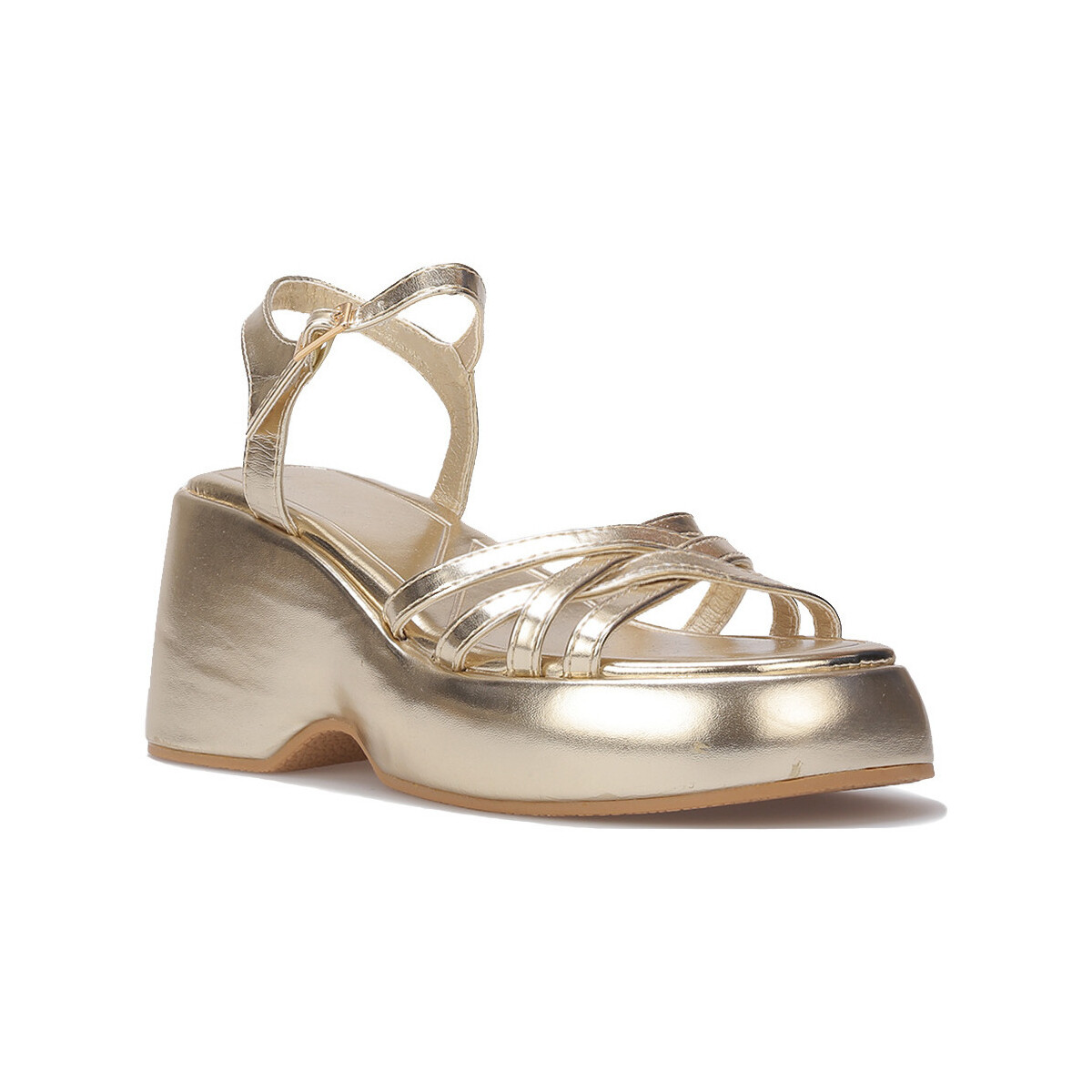 Schuhe Damen Sandalen / Sandaletten La Modeuse 70219_P163813 Gold