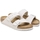 Schuhe Damen Sandalen / Sandaletten Birkenstock Arizona 1026842 Narrow - Antique White Weiss