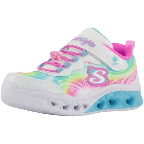 Schuhe Mädchen Sneaker Skechers Low FLUTTER HEART LIGHTS GROOVY 303253L WMLT Multicolor