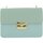 Taschen Damen Handtasche Seidenfelt Mode Accessoires Tricolor Pitea 1036-567-474g Grün