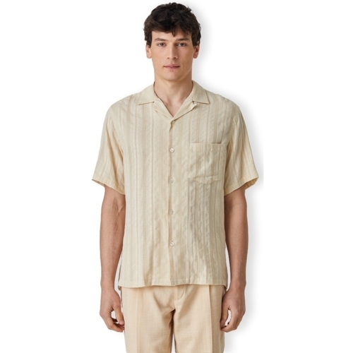 Kleidung Herren Langärmelige Hemden Portuguese Flannel Almada Shirt - Ecru Beige