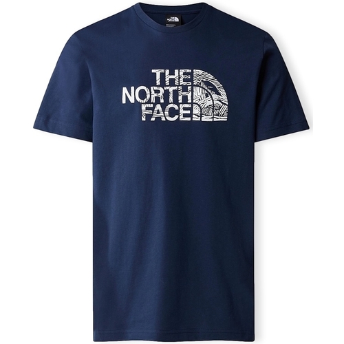 Kleidung Herren T-Shirts & Poloshirts The North Face Woodcut Dome T-Shirt - Summit Navy Blau