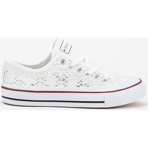 Schuhe Damen Sneaker Low Keslem Zapatillas  en color blanco para Weiss