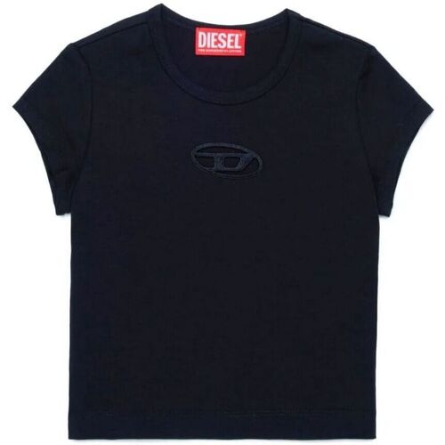 Kleidung Mädchen T-Shirts & Poloshirts Diesel J01830 0AFAA - TANGIE-K900 Schwarz