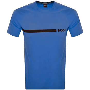 Kleidung Herren T-Shirts BOSS Line Blau