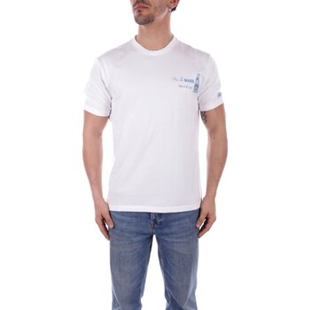 Kleidung Herren T-Shirts Mc2 Saint Barth TSHM001 Weiss