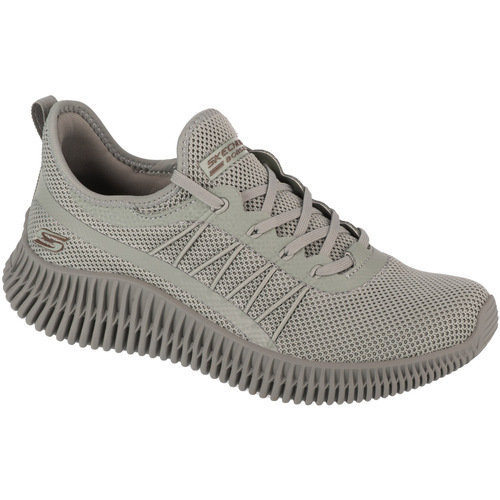 Schuhe Damen Sneaker Low Skechers Bobs Geo-New Aesthetics Grün
