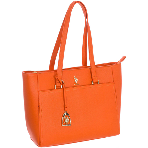 Taschen Damen Shopper / Einkaufstasche U.S Polo Assn. BEUJE5697WVP-ORANGE Orange