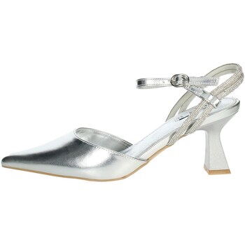 Schuhe Damen Pumps Keys K-9241 Silbern