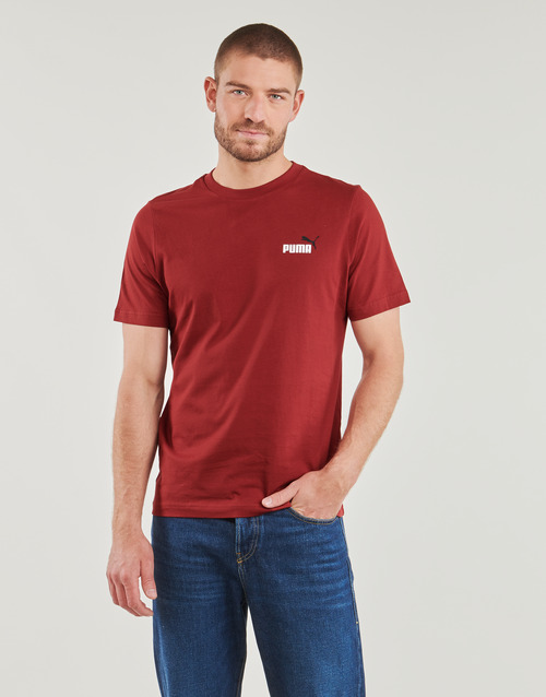 Puma ESS+ 2 COL SMALL LOGO TEE Bordeaux
