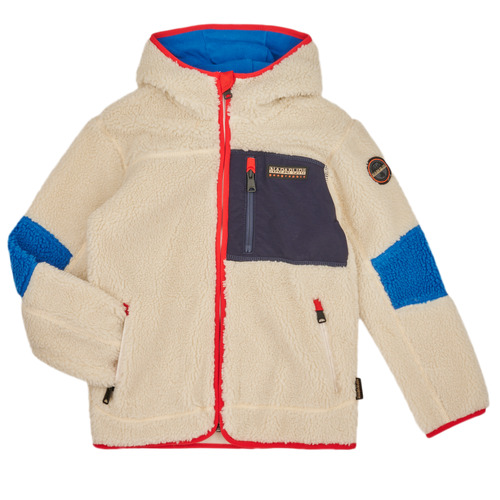 Kleidung Kinder Fleecepullover Napapijri K YUPIK FZH 3 Beige