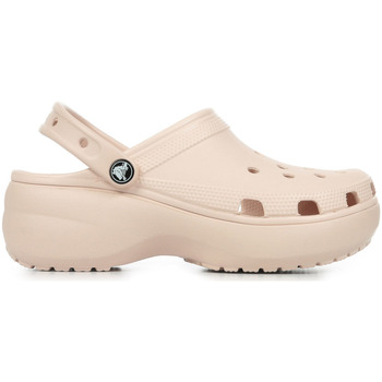 Schuhe Damen Pantoffel Crocs Classic Platform Clog W Rosa
