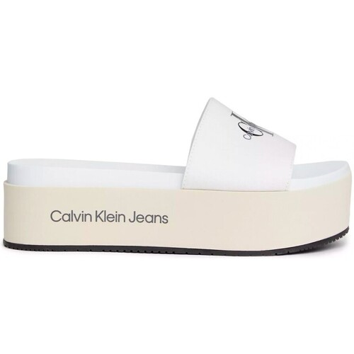 Schuhe Damen Sneaker Low Calvin Klein Jeans 31882 BLANCO