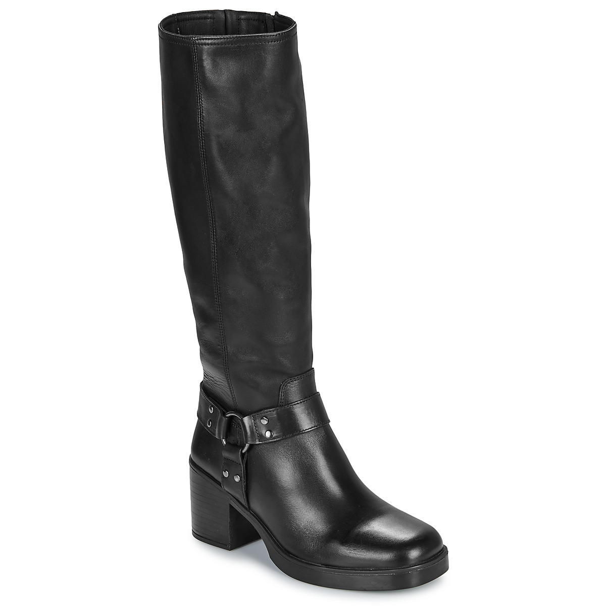 Schuhe Damen Klassische Stiefel Unisa JESFOR Schwarz