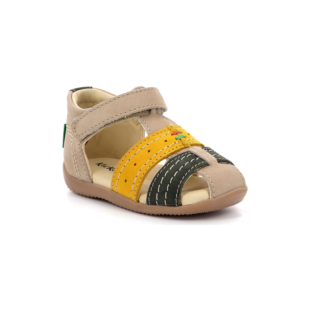 Schuhe Jungen Sandalen / Sandaletten Kickers Bigbazar-2 Gelb