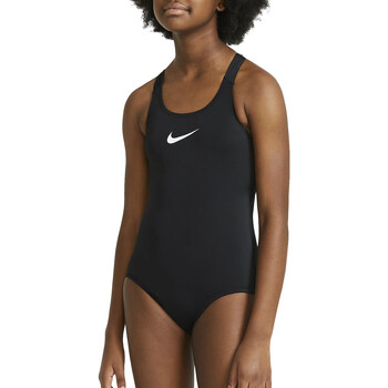 Kleidung Damen Badeanzug Nike NESSB711 Schwarz