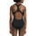 Kleidung Damen Badeanzug Nike NESSB711 Schwarz
