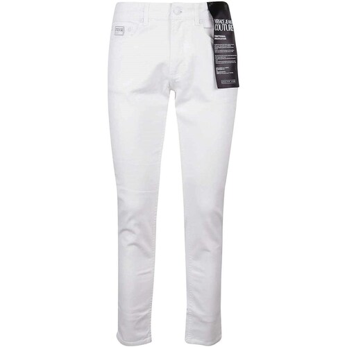 Kleidung Herren Straight Leg Jeans Versace Jeans Couture 76GAB5D0-CEW01 Weiss