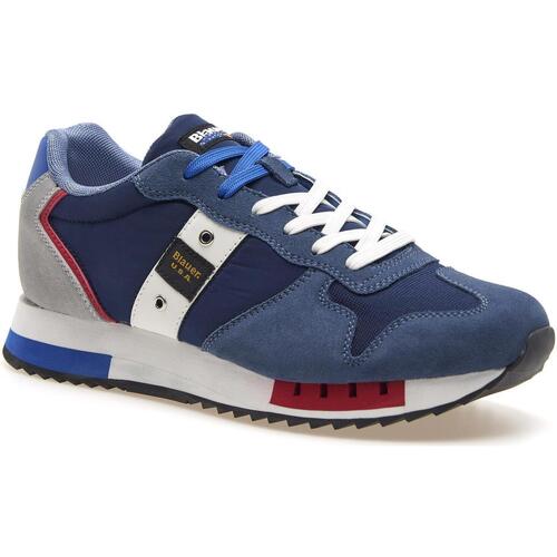 Schuhe Herren Sneaker Low Blauer BLUPE24-QUEENS01-NAVY Blau