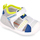 Schuhe Kinder Sandalen / Sandaletten Biomecanics SANDALEN 242155-B SPORT WHITE_PISTAZIE