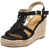 Schuhe Damen Sandalen / Sandaletten Tom Tailor High 5390900014 BLACK Schwarz