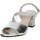 Schuhe Damen Sandalen / Sandaletten Sofia 5029 Silbern