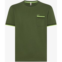 Kleidung Herren T-Shirts Sun68 T34124 T-Shirt/Polo Mann Grün