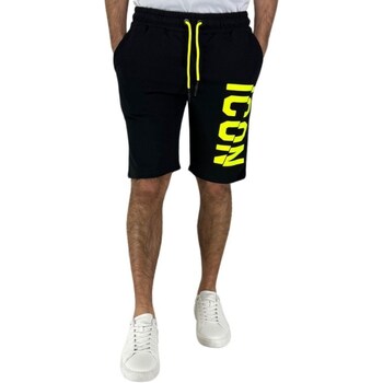 Kleidung Herren Shorts / Bermudas Icon IU8068B Schwarz