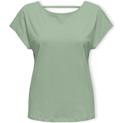 Kleidung Damen Tops / Blusen Only Top May Life S/S - Subtle Green Grün
